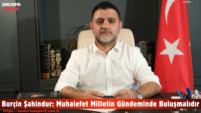 Burçin Şahindur: Muhalefet Milletin Gündeminde Buluşmalıdır