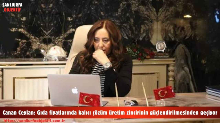 Ankara Gıda Tarım Ürünleri Derneği Genel Başkanı Canan Ceylan: Gıda fiyatlarında kalıcı çözüm üretim zincirinin güçlendirilmesinden geçiyor