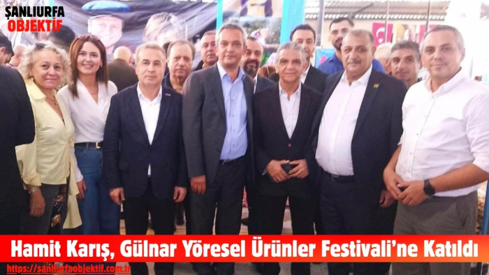 Hamit Karış, Gülnar Yöresel Ürünler Festivali’ne Katıldı