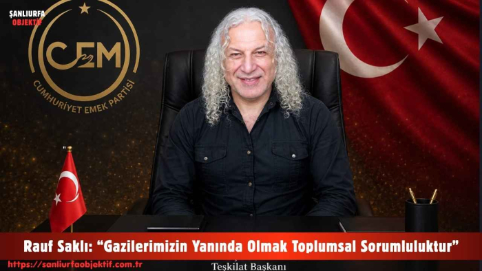 Rauf Saklı: “Gazilerimizin Yanında Olmak Toplumsal Sorumluluktur”