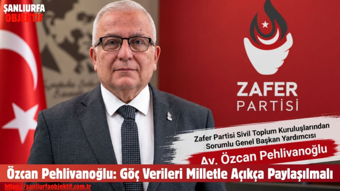Özcan Pehlivanoğlu: Göç Verileri Milletle Açıkça Paylaşılmalı