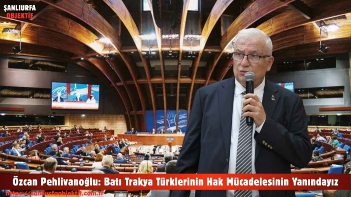 Özcan Pehlivanoğlu: Batı Trakya Türklerinin Hak Mücadelesinin Yanındayız