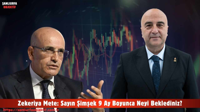 Zekeriya Mete: Sayın Şimşek 9 Ay Boyunca Neyi Beklediniz?