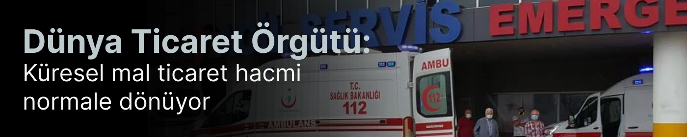 Dünya Ticaret Örgütü: Küresel mal ticaret hacmi normale dönüyor