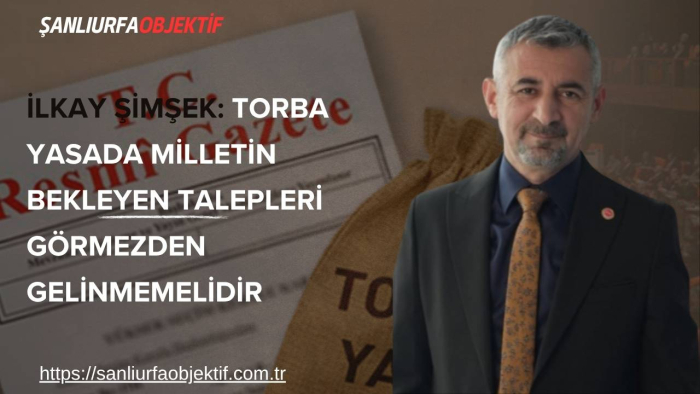 İlkay Şimşek: Torba Yasada Milletin Bekleyen Talepleri Görmezden Gelinmemelidir