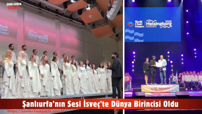 Şanlıurfa’nın Sesi İsveç’te Dünya Birincisi Oldu