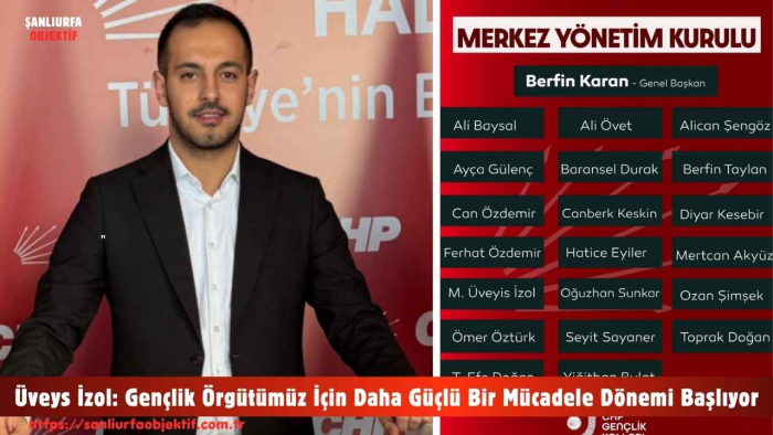 Üveys İzol: Gençlik Örgütümüz İçin Daha Güçlü Bir Mücadele Dönemi Başlıyor