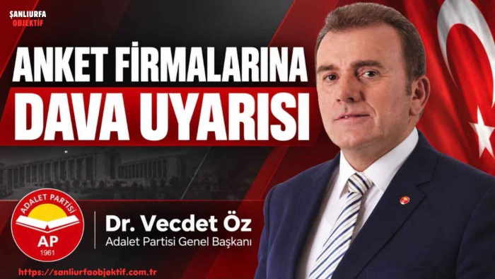 Vecdet Öz’den Anket Uyarısı